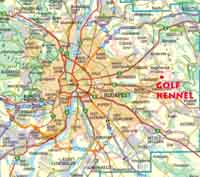 Térkép a vom Golf Kennelhez 